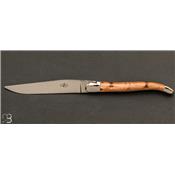  Coffret de 6 couteaux de table LAGUIOLE manches bois assortis par Forge de Laguiole