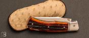 Couteau " Ipanema " custom RWL-34 et Jigged bone par David Breniere