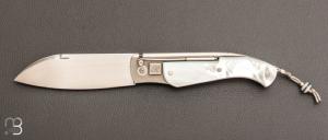   Couteau " Boh�mien " par Tony Ruot - Nacre et RWL34