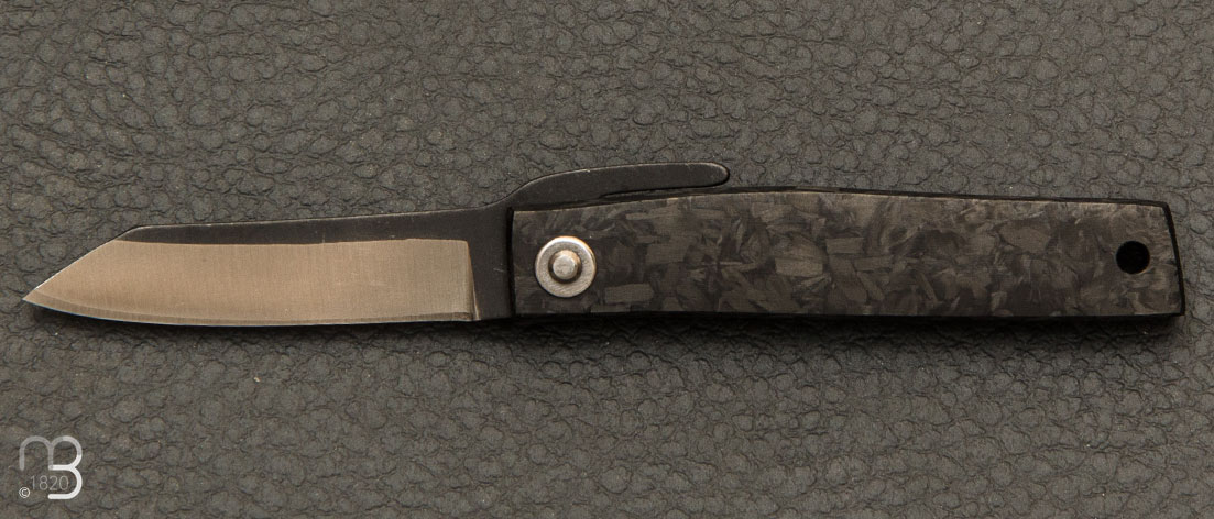 Mini couteau Higonokami Hikari- Manche fibre de carbone