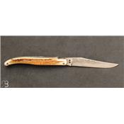 Couteau de collection Laguiole Damas et Mammouth par Virgilio Munoz