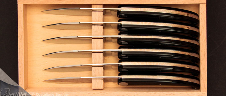 Coffret de 6 couteaux de table SAINT-GUILHEM par Chevalérias.