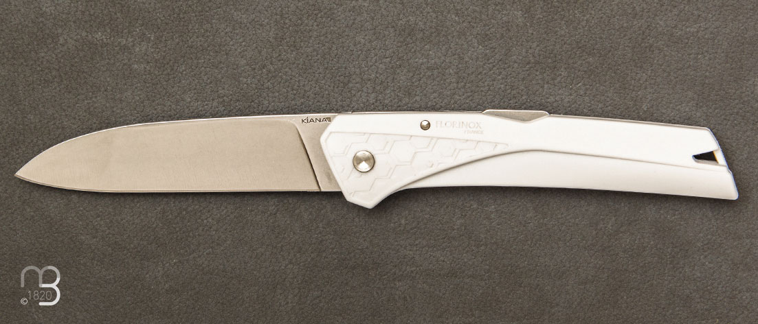 White Kiana folding knife