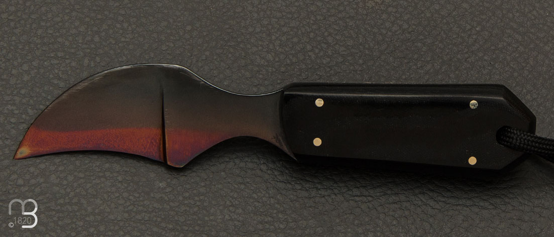 Couteau de cou Fruit Knife custom par Fred Perrin