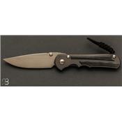 Couteau Large Inkosi Drop Point - Canvas Micarta - Chris Reeve