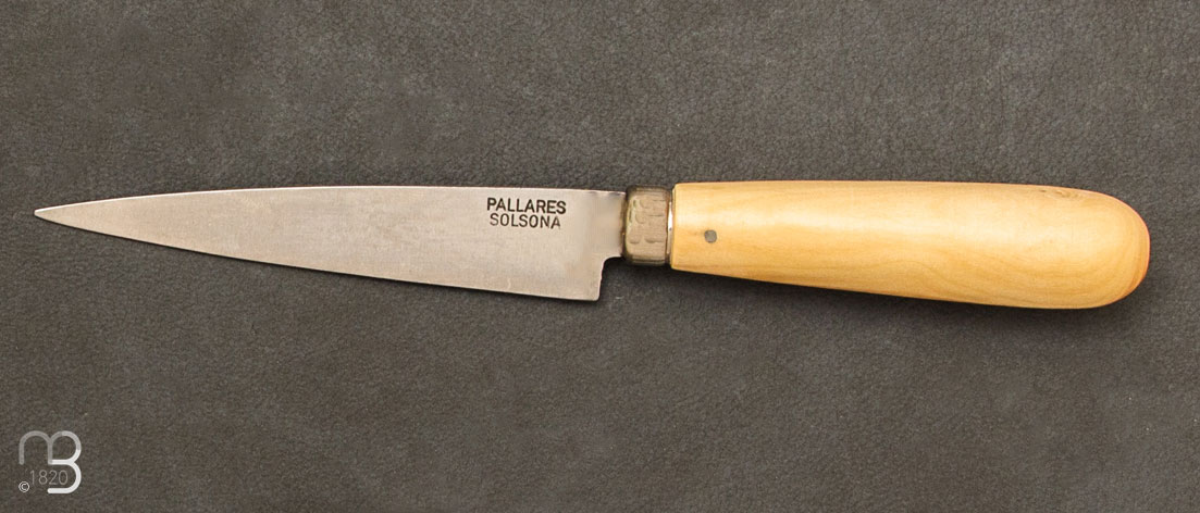 Couteau de cuisine Pallarès Solsona buis - office pointu 10 cm - XC75