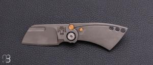 " µSepia Silver " - Collaboration Torpen et Maxknives - MKH01S