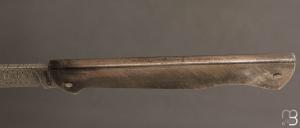 Couteau " Basic Higo " slipjoint custom par Anthony Brochier - Damas