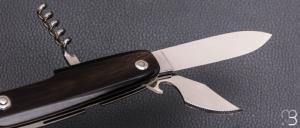  Couteau  de poche Canif 3 pièces par J. Mongin - Corne de buffle