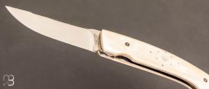 Couteau " 1515 " de poche modèle 1900 - Os de Buffle et 14c28n 