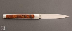   Couteau " APEX " custom de Lionel Lalague - Bois de fer et RWL34