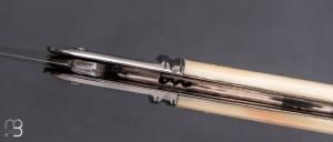   Couteau " Alpin Italien " artisanal de Guillaume Antoniucci - Ivoire de phacochère