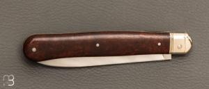   Couteau " Canif de luxe " par Adrien Vautrin - Bois de fer et 14c28N