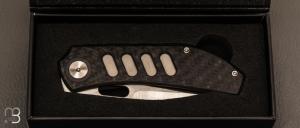  Couteau  " Chevron " par YAN Knives - Titane et lame en Magnacut