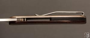    Couteau  " Citizen full custom " par Sacha Thiel - Bois de fer/Titane et RWL34