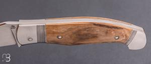  Couteau " Corniaud " custom de Jérôme Bellon - Ivoire de Mammouth
