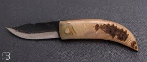 Couteau " Curnicciollo " corse de poche par Alexandre Musso
