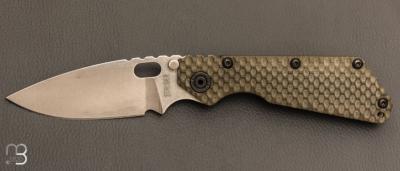   Couteau " Double Gunner Grip " par Mick Strider - S30V / Titane - G10