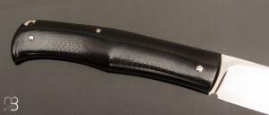   Couteau  "  Drop " slipjoint  custom par Raphaël Durand - G10 et RWL-34