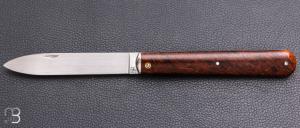   Couteau " Effilé"  par Adrien Vautrin - Micarta Vintage et 14c28n
