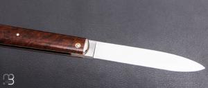   Couteau " Effilé"  par Adrien Vautrin - Micarta Vintage et 14c28n