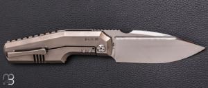  Couteau " Elementak " par CKF Knives et Thomas Gony GTKnives - Titane  et M398