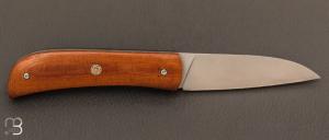 Couteau  "  Engatse " custom Micarta vintage et lame en 14C28 de David Margrita - Mbull Knives