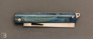   Couteau " L'Olonnois " de L'atelier du capitaine - Hêtre échauffé stabilisé