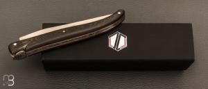    Couteau " Laguiole 12 CM " de Jérôme Lamic - Fatcarbon® et 14C28N