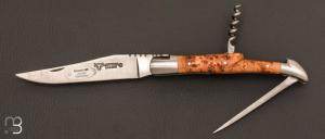  Couteau Laguiole en Aubrac 3 pièces 12 cm - genévrier