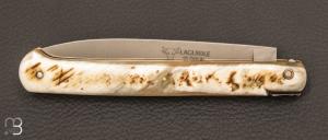 Couteau Laguiole droit 13 cm par Laguiole en Aubrac - Corne cachée