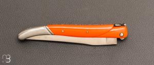    Couteau Laguiole par Vent d'Aubrac - Jérôme Lamic - G10 orange