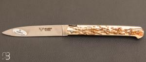   Couteau  "  Laguiole droit  "  13 cm par Laguiole en Aubrac  - Ivoire de mammouth