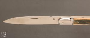  Couteau " Laguiole droit  " RWL34 et mammouth par Romain Alvarez