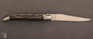   Couteau Laguiole en Aubrac 12 cm double platines manche morta