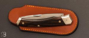 Couteau " 1820 " par Mathieu Herrero - Palmier et acier 90McV8
