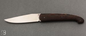   Couteau " Le Passager " de Pierre Thomas - Atelier Odae - Wengé sablé