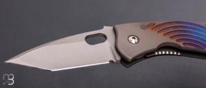    Couteau " Liner lock " par Tom Anderson - Titane