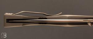   Couteau  " Lochsa " intégral titane par Scott Cook - Titane et S30V