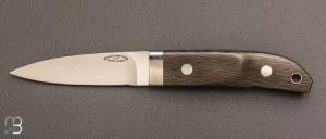   Couteau " Loveless Stiffhorn " par Shaun Bruwer - Fatcarbon et lame en RWL34
