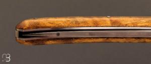 Couteau  " M8 " de Sylvain Dixneuf - Sycomore ondé et C130