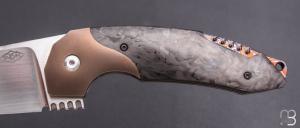    Couteau " Maximus " custom par Thierry Savidan - Fatcarbon®