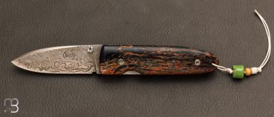 Couteau "Monterey" damas et os de mammouth par Citadel
