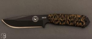 Couteau NG69 Édition Limitée 20 ans Wildsteer - Paracorde et lame noire