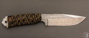   Couteau NG69 Édition Limitée 20 ans Wildsteer - Paracorde et lame stonewashed