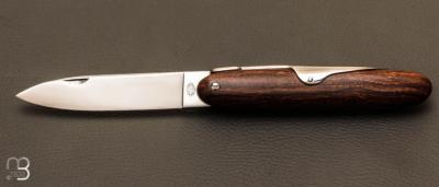 12cm " Navette " pocket knife by Mongin - Ironwood 