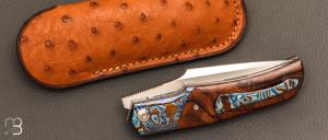  Couteau "Lultrafort" custom par Rémi Lavialle - RWL34 et bois de fer d'Arizona