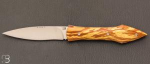   Couteau " L'Oegopsyde " fait main par Laraud Blade  - Htre chauff et 14C28