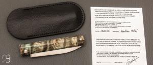 Couteau  "  L'Olonnois " de L'atelier du capitaine - Bouleau Madré