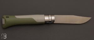  Couteau  Opinel N°08 Horizon - Kaki - Lame inoxydable